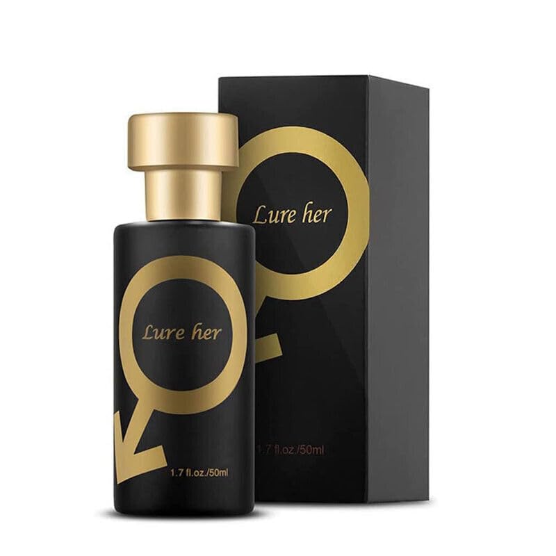 VeniCare Golden Lure Cologne for Men 1.7 Fl Oz – Irresistible “Lure Her” Perfume, Long-Lasting Masculine Fragrance for Attraction & Confidence