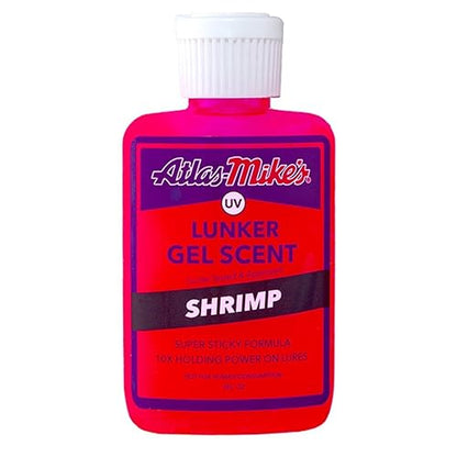 Mike's UV Lunker Fishing Bait Gel Scent - color: pinkish-orange