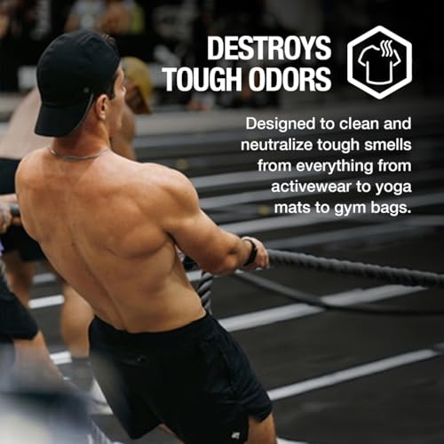 HEX Performance Deodorizing Spray, Fragrance Free, 22oz - Awesome for Shoes, Gear, Activewear & Fabrics, Yoga Mats & Gym Equipment, Carpet, Pets, Odor Eliminator & Fabric Refresher Spray - size: 22 Fl Oz (Pack of 1)