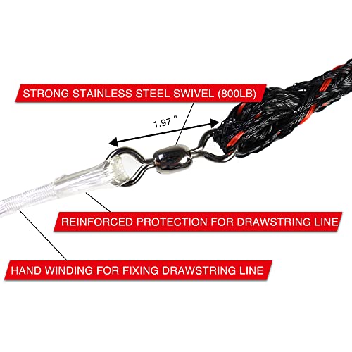 BasicGear Cast Net | Lead, 3ft-12ft Radius, 3/8 or 1/4 inch Mesh for Freshwater and Saltwater Bait Fish| Professional Grade and Upgraded Material | Throw Style - size: 4ft Radius, 3/8" Mesh, 1LB Sinkers