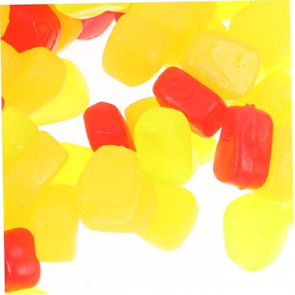 BESTonZON 150pcs Soft Silicone Floating Fake Corn Fishing Lures Baits, Simulation Carp Trout Bait Set with Yellow, Fluorescent Green, and Red for Freshwater Angling