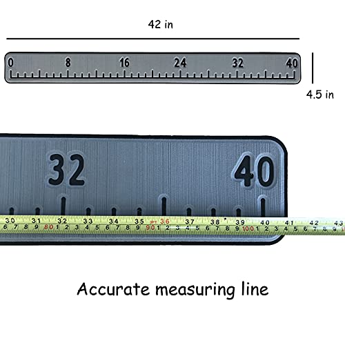 KXKZREN Foam Fish Ruler with Strong Self Adhesive Backing 32" 40" Waterproof Fishing Measuring Tool for Fishing Boats, Bass Boat, Kayak - color: Jungle