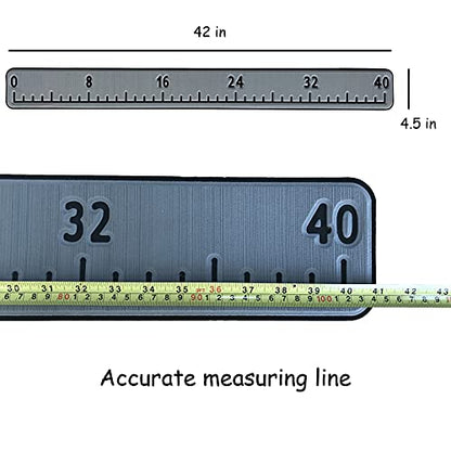 KXKZREN Foam Fish Ruler with Strong Self Adhesive Backing 32" 40" Waterproof Fishing Measuring Tool for Fishing Boats, Bass Boat, Kayak - color: Jungle