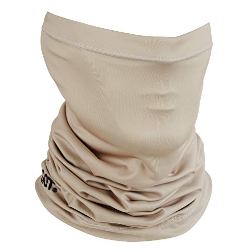 UPF 50+ Fishing Neck Gaiter - UV Face Mask Sun Protection for Men Women | Moisture-Wicking, Quick-Drying, Built-in SPF, UVA/UVB Blocking, Hunting Camo Design, Versatile Headwear - color: Desert Sand