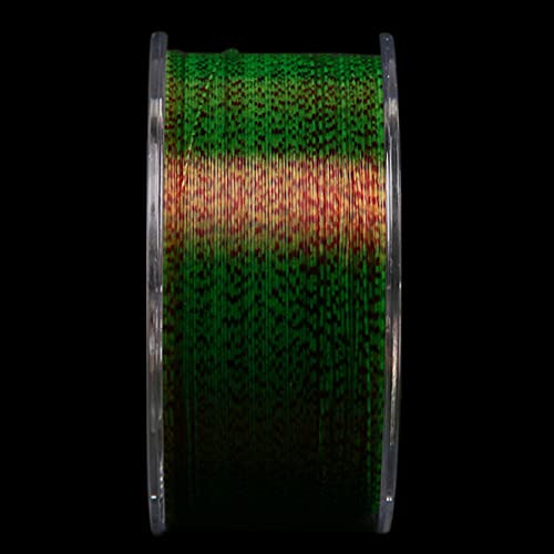 Fishing Wire 220 Meters Fluorocarbon Coated Fishing Line Spotted Line Monofilament Nylon Invisible Speckle Carp Fishing Line Nylon String (Color : 220M Green, Size : 1.2-0.181mm-7.5lb) - size: 1.2-0.181mm-7.5lb