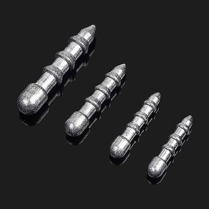 Fishing Weights Sinkers for Bass Fishing Tackle Insert Sinker for Fishing Lures Lead Fishing Nail Weight for Plastic Worm Soft Plastic Baits Neko Rig Wacky Rig Size 1/32oz 1/25oz 1/16oz 1/8oz - size: Mix 4 Sizes - 70 PACK
