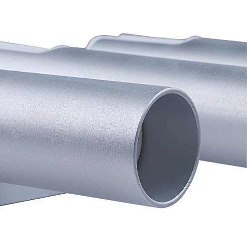 Aluminium Wall-Mounted Fishing Rod Holder for Boat, Garage & Marine - Holds Rods & Poles - color: Silver 3 Tubes