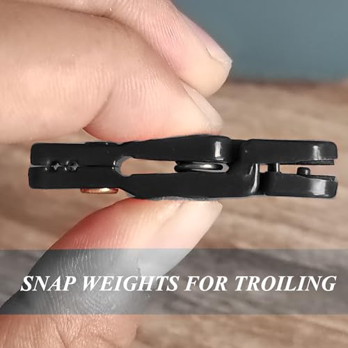 Heavy Tension Snap Release Clips for Weight Planer Board Kites Downrigger Trolling Fishing - color: black 10pcs