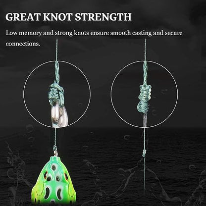 4 Strands Braided Fishing Line, Super Strong PE Abrasion Resistant Braided Lines, Fishing Line for Saltwater and Freshwater, High Sensitivity and No Stretch Superline - color: Darkgreen, size: 328yd-30lb