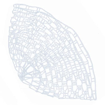 Fly Fishing Net, Fishing Landing Net 39.37inch Rubber Fish No Knot Soft Sinkers Throw Netting Replacement Mesh for Outdoor Freshwater Saltwater Bait Shrimp Trap Trout Bass Safe Catch Release