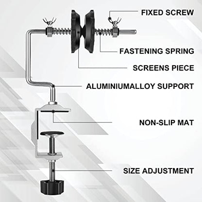 Fishing Line Spooler & Holder for Reels with Spool Tensioner | Portable Table Mount Adding Helper Winder Spooling