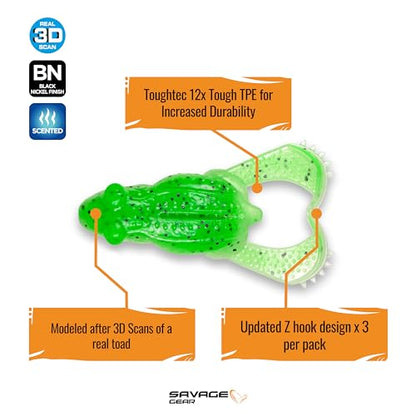 Savage Gear Tough Toad - color: Green Frog