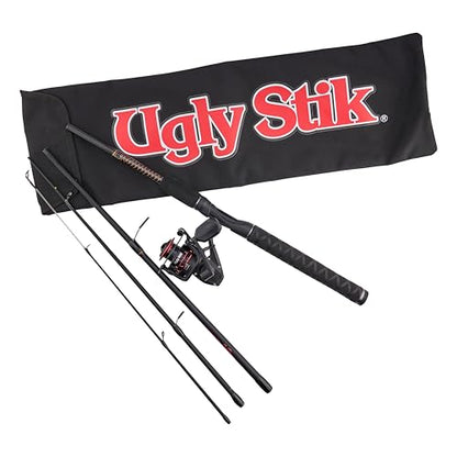 Ugly Stik GX2 Spinning Reel and Fishing Rod Combo - size: 30 Size Reel - 6' - Medium - 4pc, style: New Model