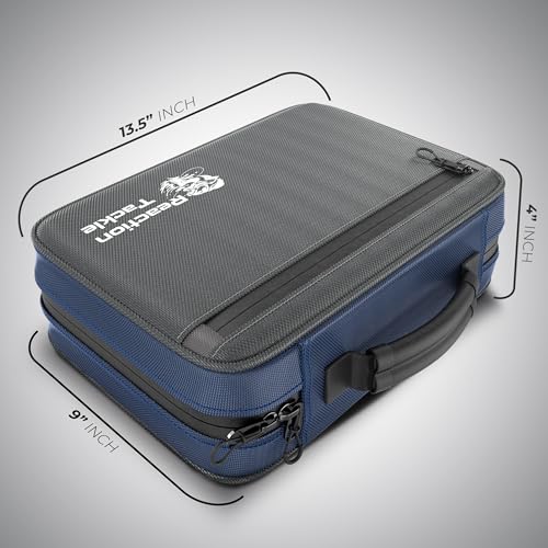Reaction Tackle Deluxe Bait Binder, Water Resistant Soft Bait Storage System for Soft Plastics and Rigs with Zippered Sleeves, Deluxe Bait Binder - size: Deluxe Bait Binder