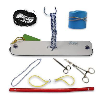 Knot Tying Practice Kit Pocket-Size Rehearse Hand Instrument & Depth Ties 2023