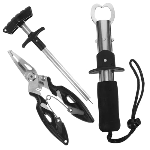 LIOOBO Trout Fishing Gear Tool of Fish Hook Remover Fish Controller Large Hook Remover Small Pliers for Anglers