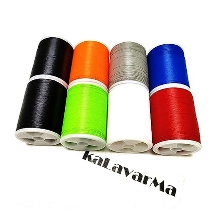 (8pcs*240yd) Kalavarma Rod Wrapping Thread for Fishing Rod Wrapping Thread Rod Building Repair - style: NCP klm021