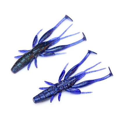 8 PCS Soft Crawfish Lures Fishing Craw Baits Artificial Lures Baits Swimbait for Carp Bass Crawfish Lure Artificial Swimbait Outdoor - color: light green 6