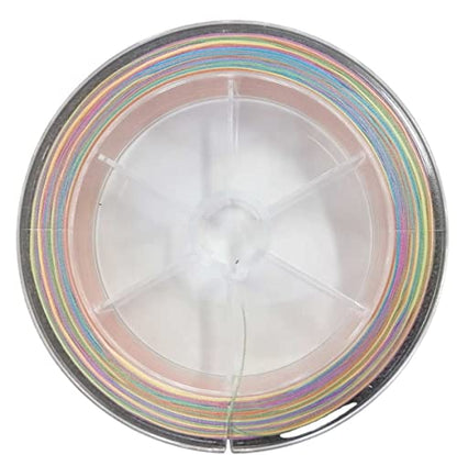 VT8 Multicolor Braided Fishing Line - size: 36LB (0,26mm - PE 2,5), style: 328yd (300mt)