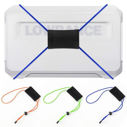 2 Pcs Fishing Graph Cover Straps - Keep Your Fish Finder Cover Secure During Travel - color: 3 Colors