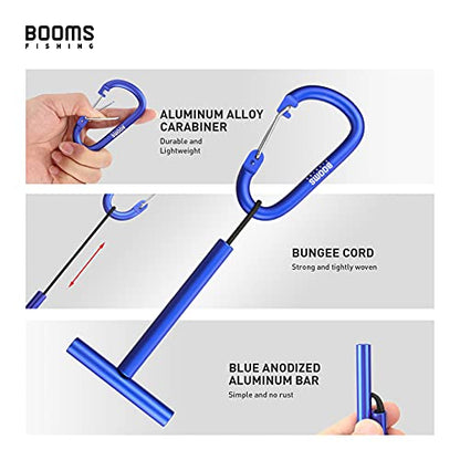 Booms Fishing SH1 Fly Fishing Tippet Spool Holder 2 Pack - color: Blue, 2pcs