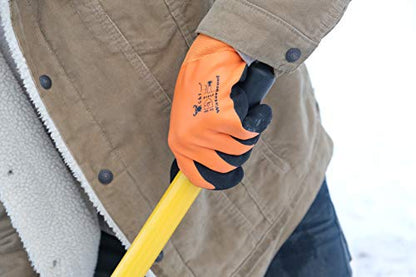 Waterproof cold weather Double Coated Windproof HPT Plam and Fingers Acrylic Terry inner - size: 3 Pair XX-Large