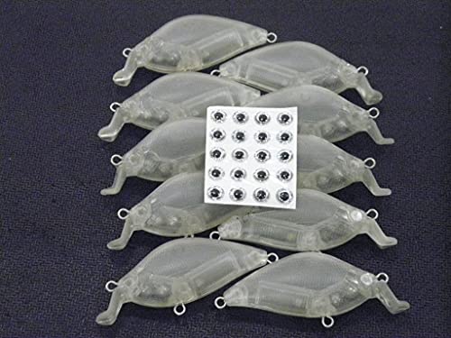 Blank Unpainted Minnow Crankbait Topwater Lipless Jerkbait Fishing Lures - color: UPC503