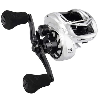 KastKing Kapstan Elite 300 Baitcasting Fishing Reel, Low Profile, Large Capacity Casting Reel, Graphite Frame, 35 lbs. Drag 5.4:1 Ratio, 8+1 Double Shielded/SS BB Centrifugal Braking - color: Right Handed - 5.4:1