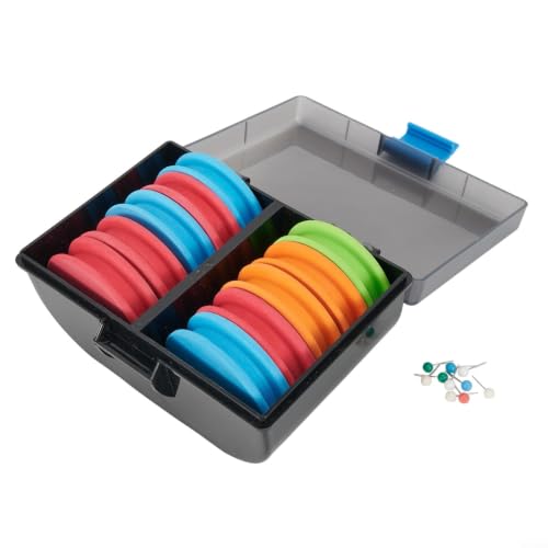 20-Pack EVA Foam Rig Winders With Storage Box ABS Plastic Line Spool Holder Kit For Sea Fishing Tackle Organization Portable Lightweight Design