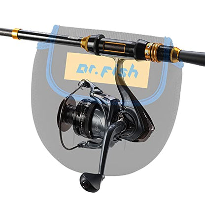 Dr.Fish Spinning Fishing Reel Cover, Fits 1000-6000+, Neoprene Protective Bag with Handle Slot, Spinning Reel Storage Case Pouch Accessories Mixed of 3 - color: L, XL, XXL-Upgrade/3 Pack