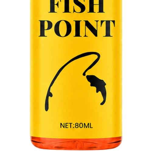 Fish Attractant,80ml Bait Fish Point Liquid,Bait Attractant Scent | for Lake River Stream Shore Boat Outdoor Trip Bass Trout Angler Dad Husband Boyfriend Men