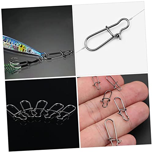 Toddmomy Lure Pin Hook Fishing Lure Connector Fishing Tackle Kit Fishing Snaps Clip Fishing Supply Fishing