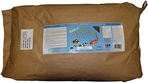 MICROBE-LIFT Sinking Fish Food Pellets for Ponds, Water Gardens, and Fountains, for Live Goldfish and Koi, 40 Pounds - size: 40 Pound (Pack of 1)