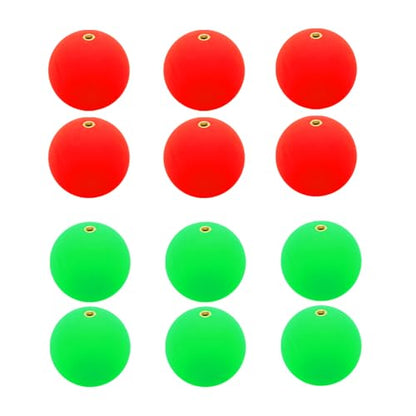 PATIKIL Fishing Bobber, Slip Foam Floats Buoy Rig Stoppers for Crappie Trout Bass Fishing - color: Red,Green, size: 1.1 Inch