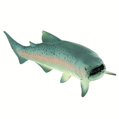 Safari Ltd. Salmon Fish Figurine - Detailed 7" Plastic Model Figure - Fun Educational Play Toy for Boys, Girls & Kids Ages 3+