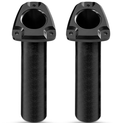 Young Marine Set of 2 Aluminium Heavy Duty Flush Mount 30 Degree Rod Holder for Fishing Boat - color: Black