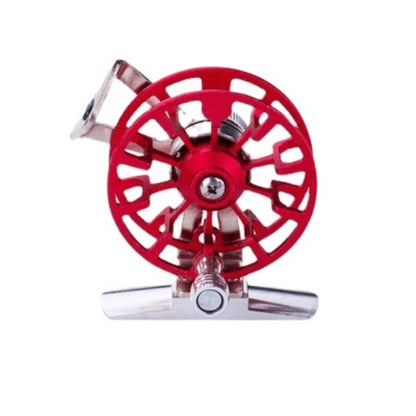Full Metal Ultra-Light Former Ice Fishing Reels Wheel Fly Fishing Reel Aluminum Fishing Accessories - color: blue
