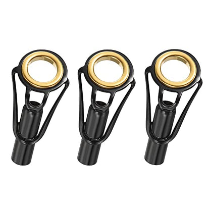PATIKIL Fishing Rod Tips Repair Kit Stainless Steel Ring Guide for Saltwater Freshwater Fishing - size: 4.6mm