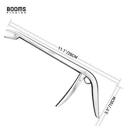 Booms Fishing R1 Stainless Steel Fish Hook Remover Extractor, 11-1/2 inches - color: Stainless Steel