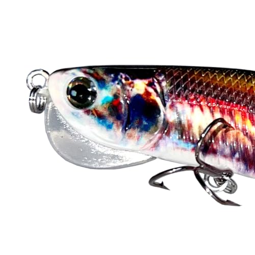Topwater Artificial Bionic Wobbler Fishing Lure, 5.5in/1.02oz Slow Sinking Simulation Multi Jointed Hard Bait, Fishing Accessories for Freshwater & Saltwater - color: Red