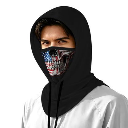 Skull Balaclava Hat for Women Men Sun UV Protection Summer Cooling Full Face Mask Cycling Hiking Fishing Outdoor Sports - color: Skull 02