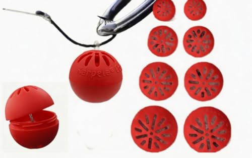 Karpela Bait Matrix Shell (Set of 4) – Protective Shell for Soft Bait & Liver – Turtle & Crawfish Resistant – Carp & Catfish Rig - color: Red, size: Long Slot