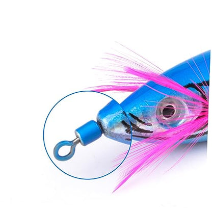 Outanaya 4Pcs Fishing Lures Durable Fishing Baits for Adults Random Colors for Freshwater and Saltwater Fishing Essential Fishing Tools for Enthusiasts