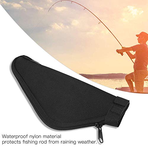 Fishing Pole Tip Sleeve, Fishing Rod Tip Protector Cover Case Nylon Waterproof Rod Covers for Fishing Poles