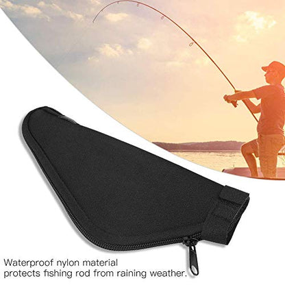Fishing Pole Tip Sleeve, Fishing Rod Tip Protector Cover Case Nylon Waterproof Rod Covers for Fishing Poles