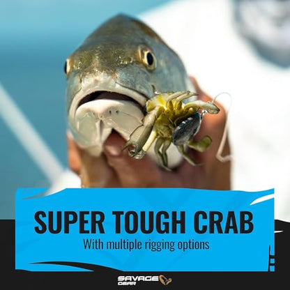 Savage Gear 3D Crab TPE Fishing Soft Bait - color: Blue Crab, size: 1 oz (3 in)