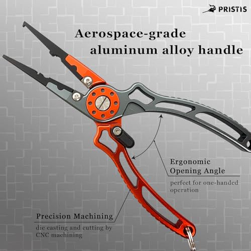 Pristis Multi-Function Fishing Tools Kit, UTA II Fishing Pliers & Metal Fish Lip Gripper, A Neat Option for Angler
