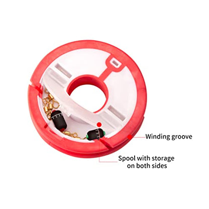 Fish Line Spool Organizer 10Slots Fishing Spools Holder Fly Fishing Line Leader Storage Accessory Fly Spools Leader Organizer Holder