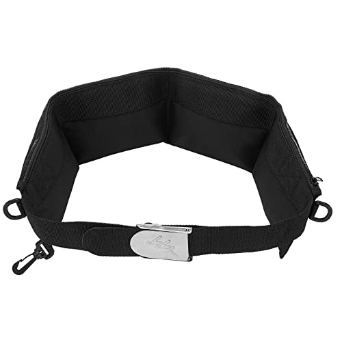 Scuba Weight Belt, 4 Pocket Freediving Dive Diving Accessories - fit for Waist 32" to 52" - color: Zippered