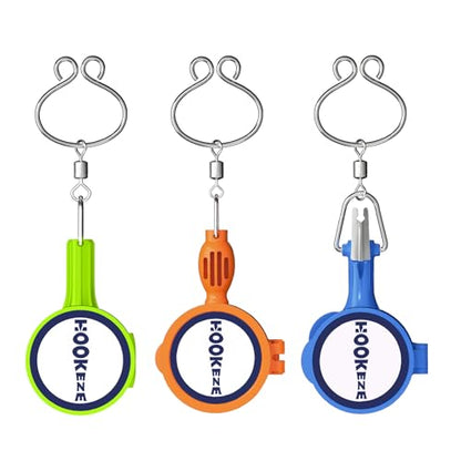 HOOK-EZE Nail Fishing Knot Tying Tool, Fly Fishing Accessories for Tying Line to Fish Hooks - Gear and Equipment, Gadget to Tie Knots Quick and Easy - Stocking Stuffers & Gifts for Men (4 pcs)